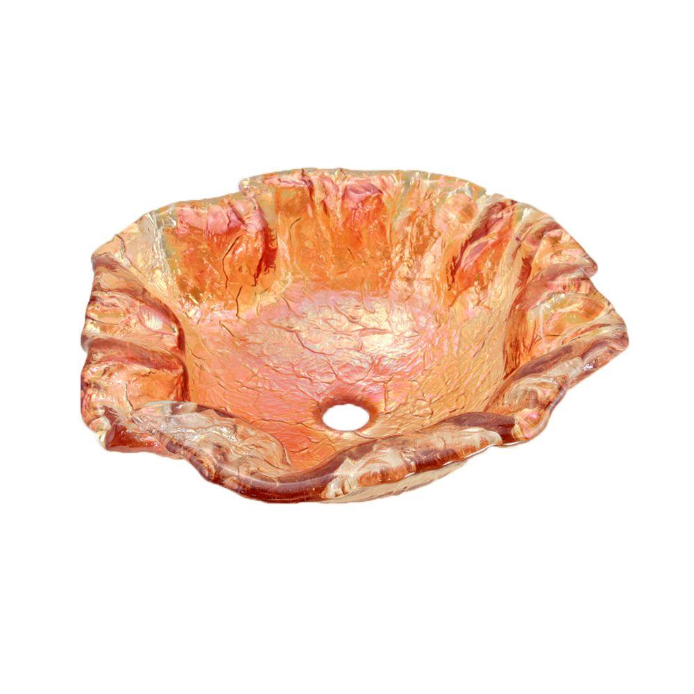 JSG Oceana Alina Art Vessel Sink in Gold Reflections005012101 The