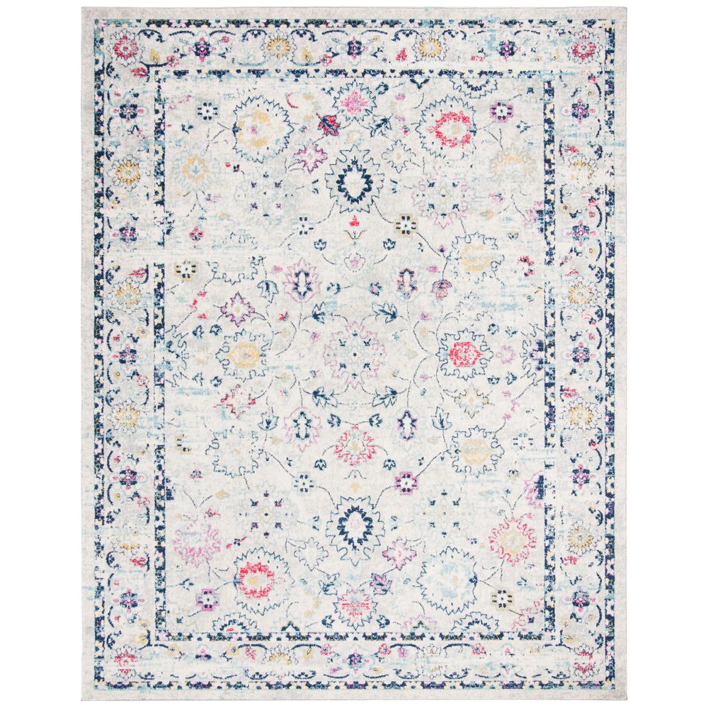 Safavieh Madison Light Gray Fuchsia 8 Ft X 10 Ft Area Rug Mad923r 8 The Home Depot