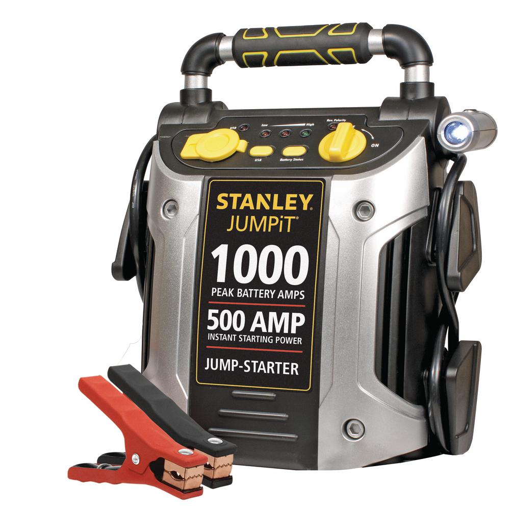 Stanley 1000 Peak 500 Instant Amps Jump Starter EX tremes