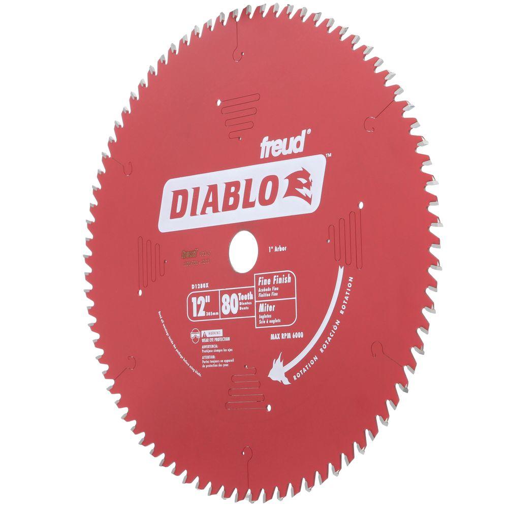 Diablo Saw Blade 12" x 80 Teeth Finishing Perma SHIELD Non Stick