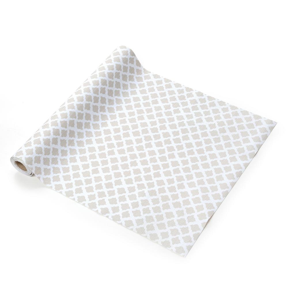 Con Tact Grip Prints Pale Gray Talisman Shelf And Drawer Liner