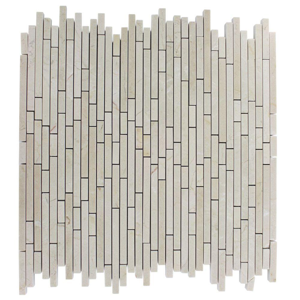 Ivy Hill Tile Windsor Random Crema Marfil Pattern 12 In X 12 In
