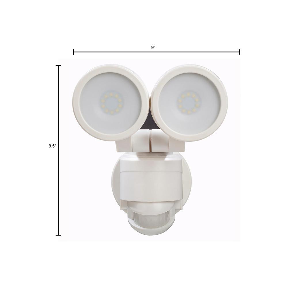 Defiant 180 White Motion Activated, Outdoor Led Motion Lights