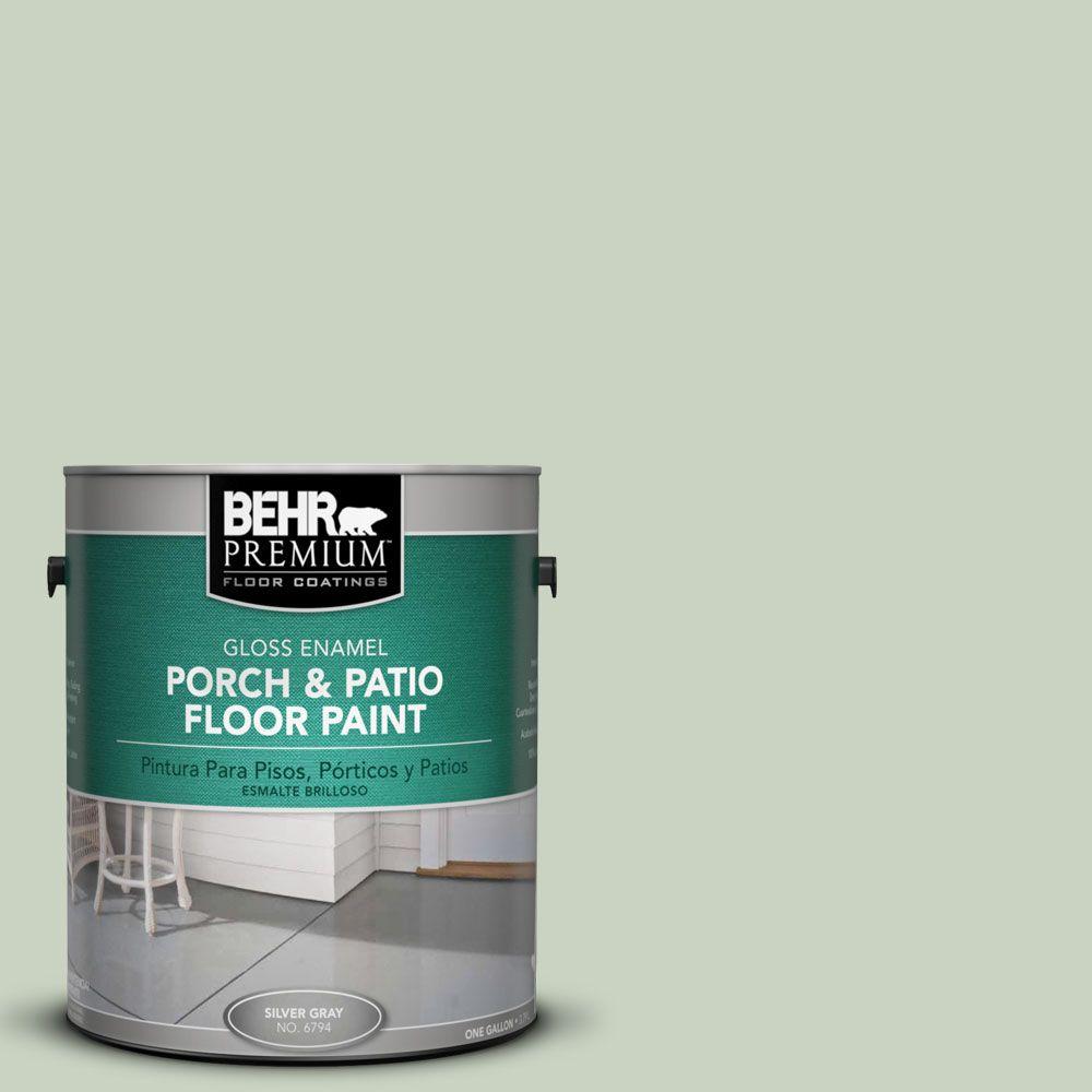 Behr Premium 1 Gal Pfc 41 Terrace View Gloss Interior Exterior Porch And Patio Floor Paint
