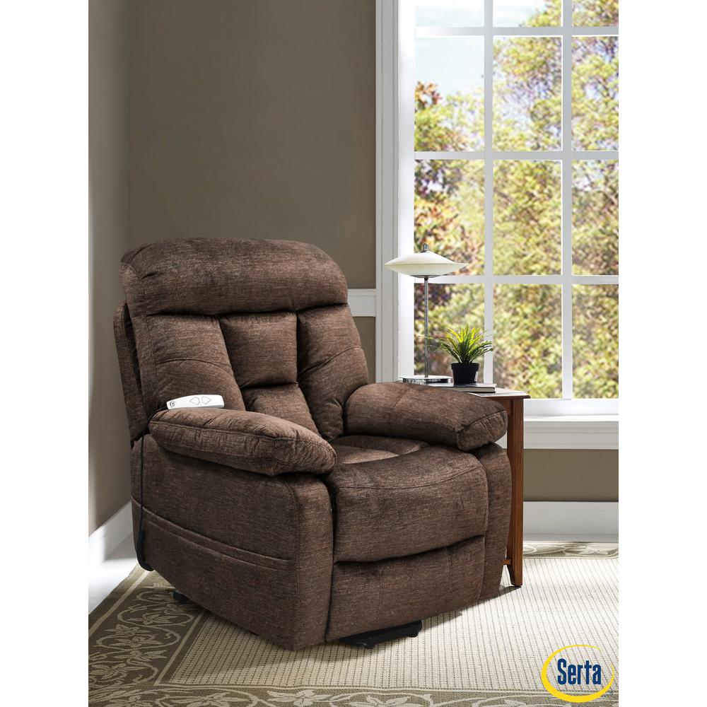 Serta Cicero Lift Chair with Memory Foam Cushion, Dark Brown was $1079.99 now $613.11 (43.0% off)