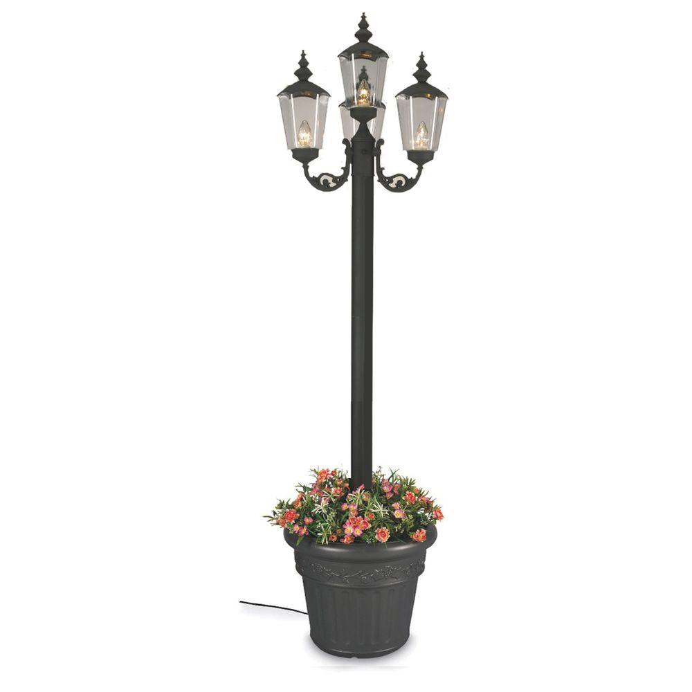 Patio Living Concepts Black Cambridge Park Lantern Planter