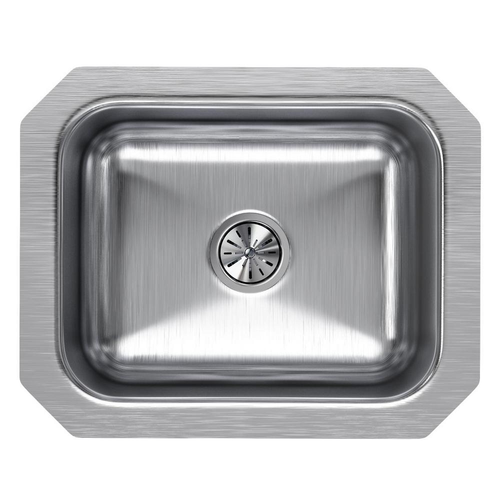 Elkay Lustertone Undermount Stainless Steel 15 In Bar Sink