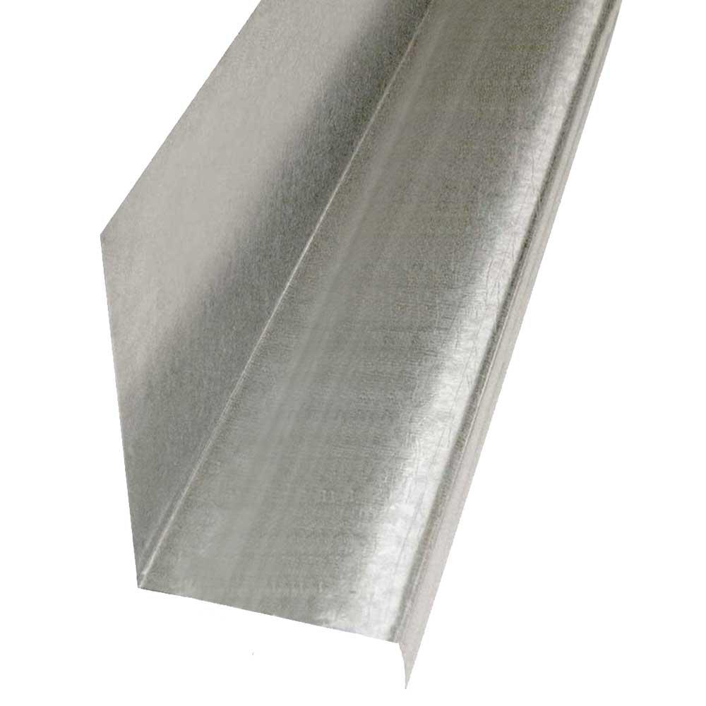 Gibraltar Building Products 1 1 2 In X 10 Ft Galvanized Steel Z Bar Flashing Szb115g 2 The Home Depot