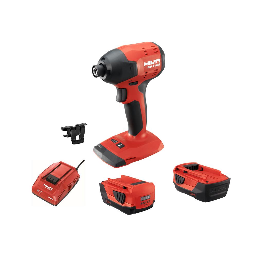 DEWALT 18-Volt XRP NiCd Cordless 1/4 in. Impact Driver Kit with (2