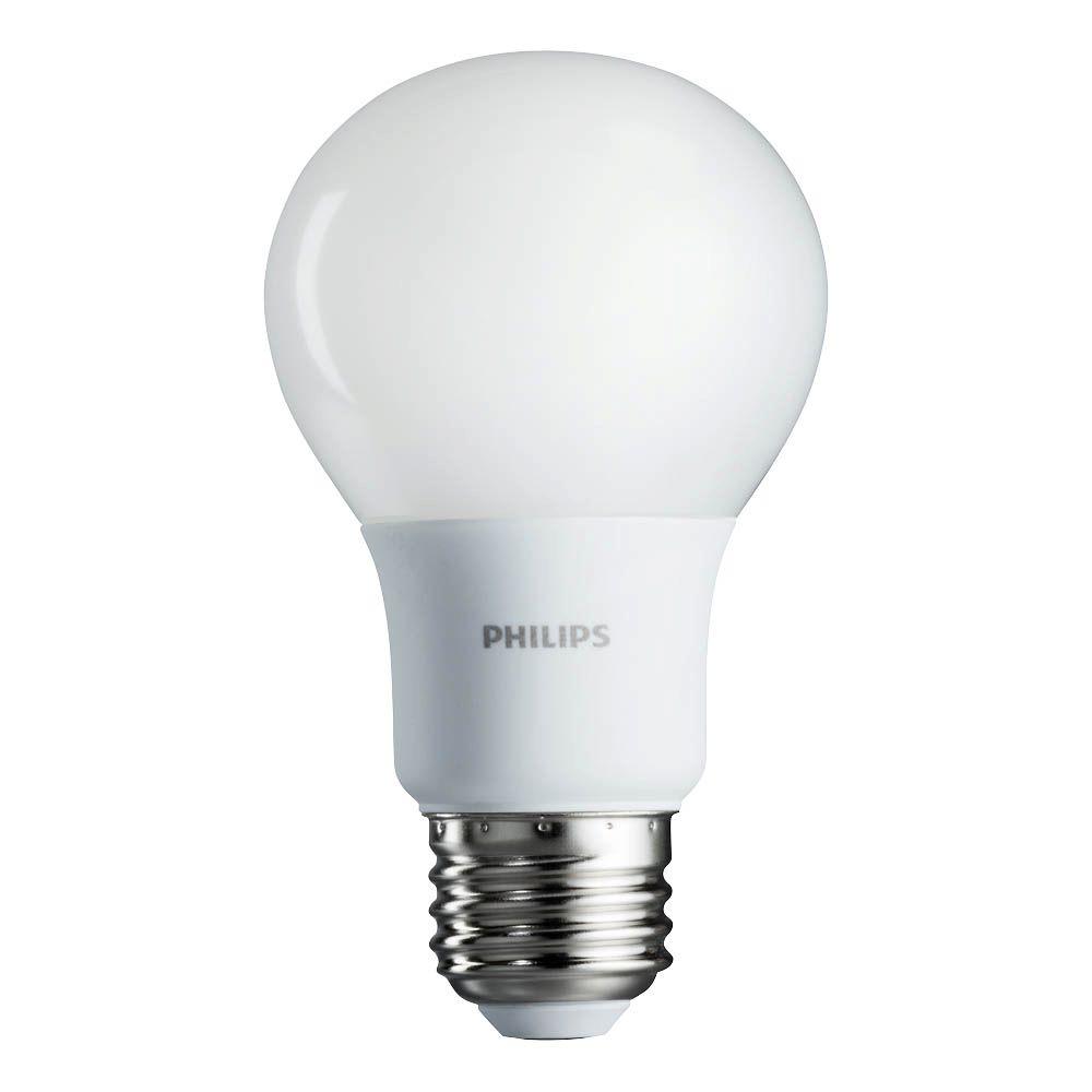 Philips 60W Equivalent Soft White A19 LED Light Bulb (4-Pack)-461129