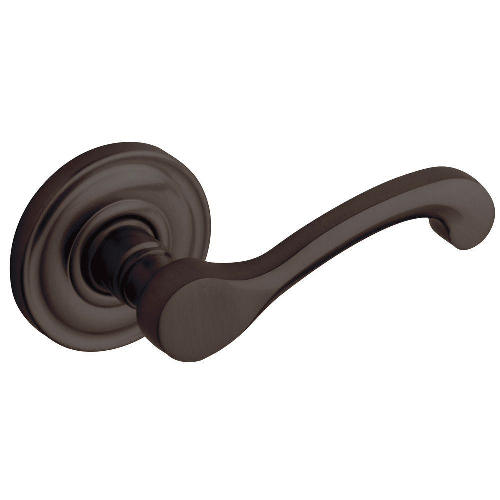 Baldwin Privacy Door Levers The Home Depot Estate Clic Venetian Bronze Bed Bath Door Lever