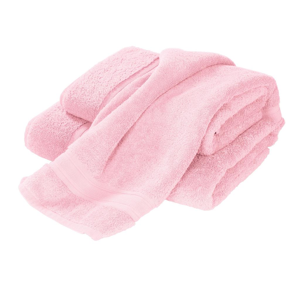 pink towels