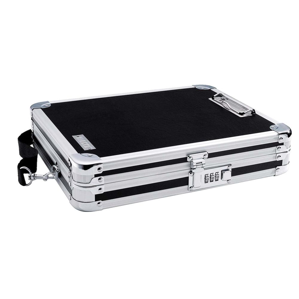 Vaultz Combination Locking Storage Clipboard Lock, Black by Vaultz
