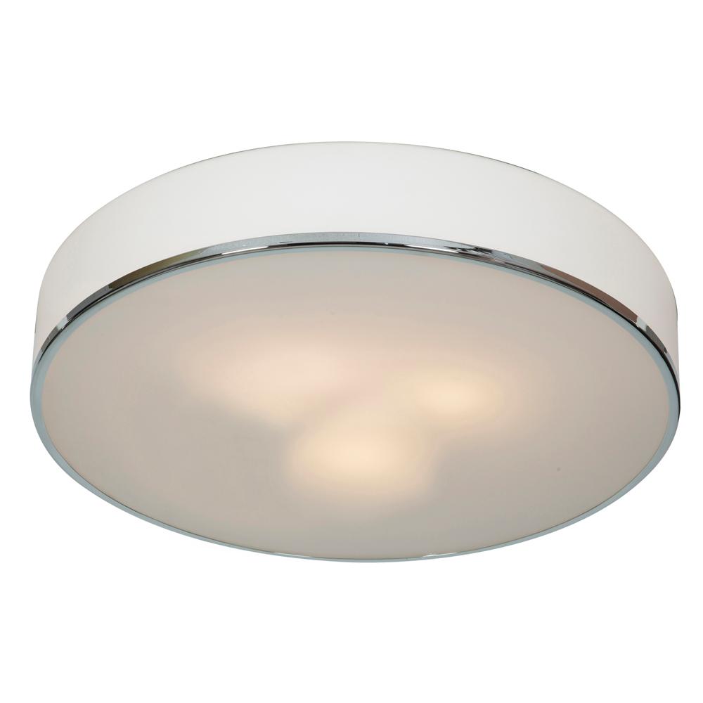 Access Lighting Aero 19 5 In 3 Light Chrome Flush Mount With Opal Access Lighting Aero 19 5 In 3 Light