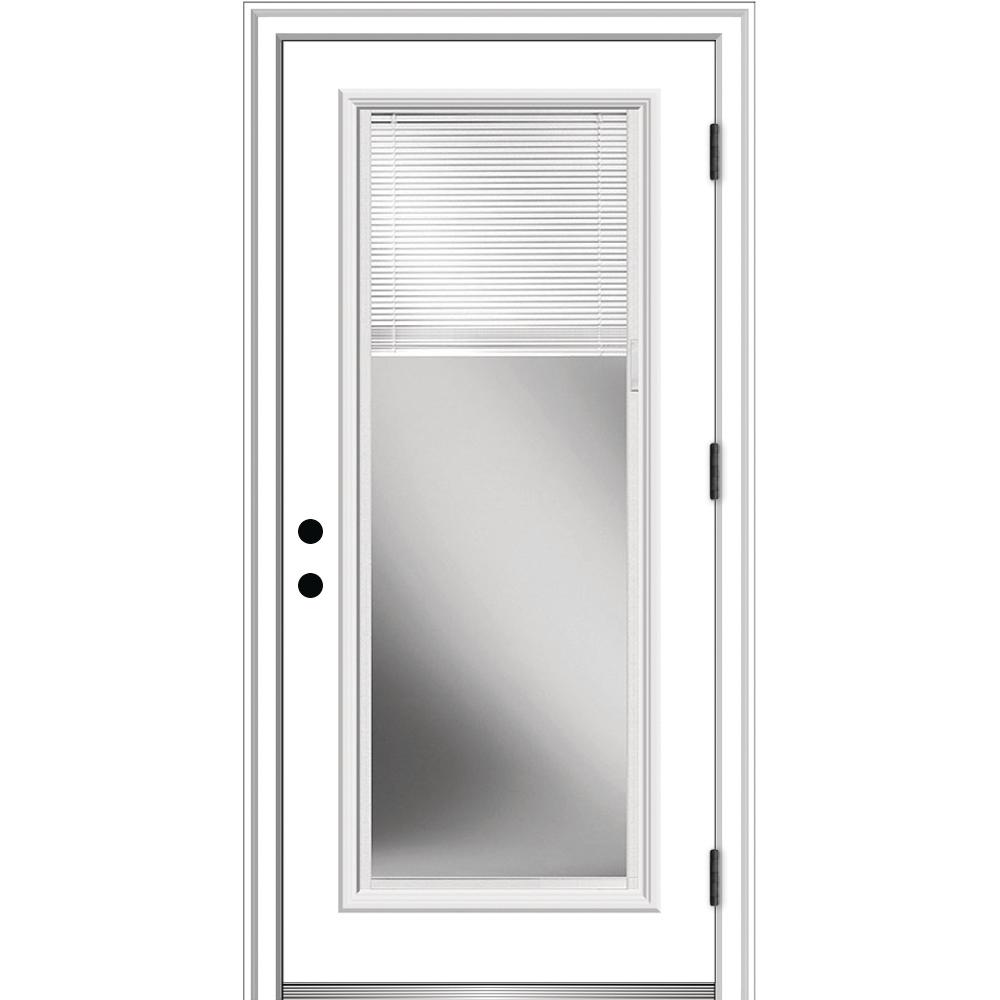 Blinds Between The Glass Fiberglass Doors Front Doors The