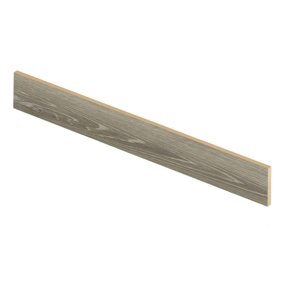 Cap A Tread Sterling Oak Gray Birch Wood 47 In L X 1 2 D 7 3 8 H Vinyl Overlay Riser To Be Used With