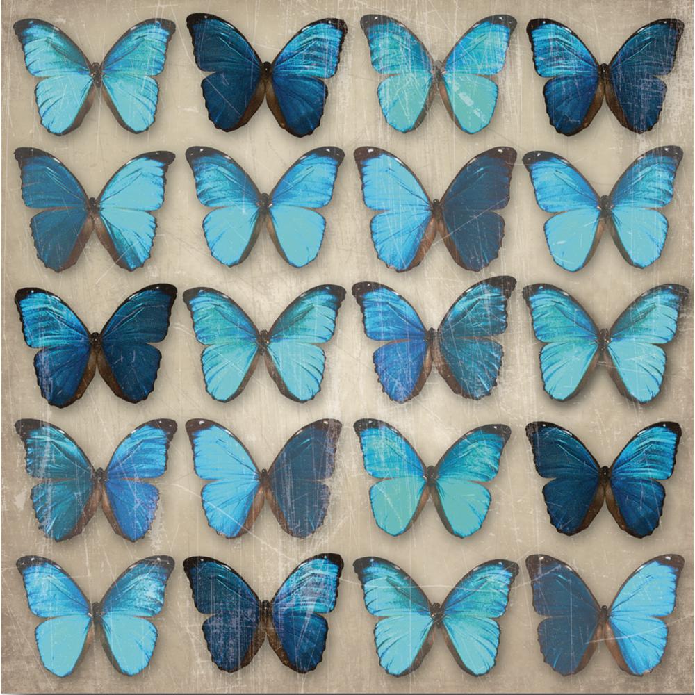 Arthouse Black Metallic Erflies Wall Art Unframed Print With Arthouse Black Metallic Erflies Wall Art Unframed Print With Blue And Finish