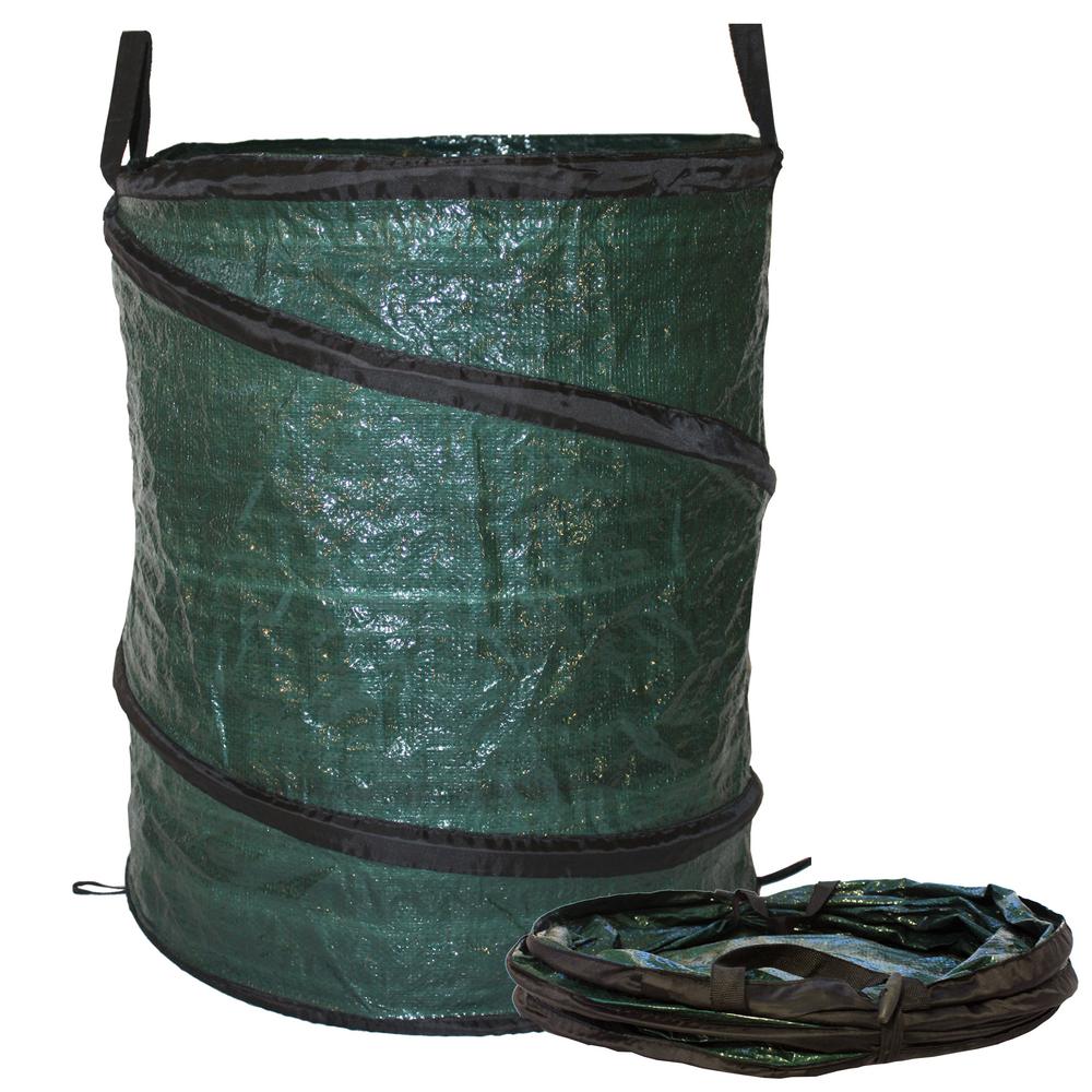 30 Gal Collapsible Reusable Pop Up Lawn Garden Leaf Bag Trash Can 30 Gal Collapsible Reusable Pop Up Lawn Garden Leaf Bag Trash Can