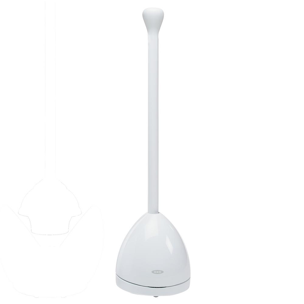 OXO Good Grips Toilet Plunger and Canister-36281 - The Home Depot