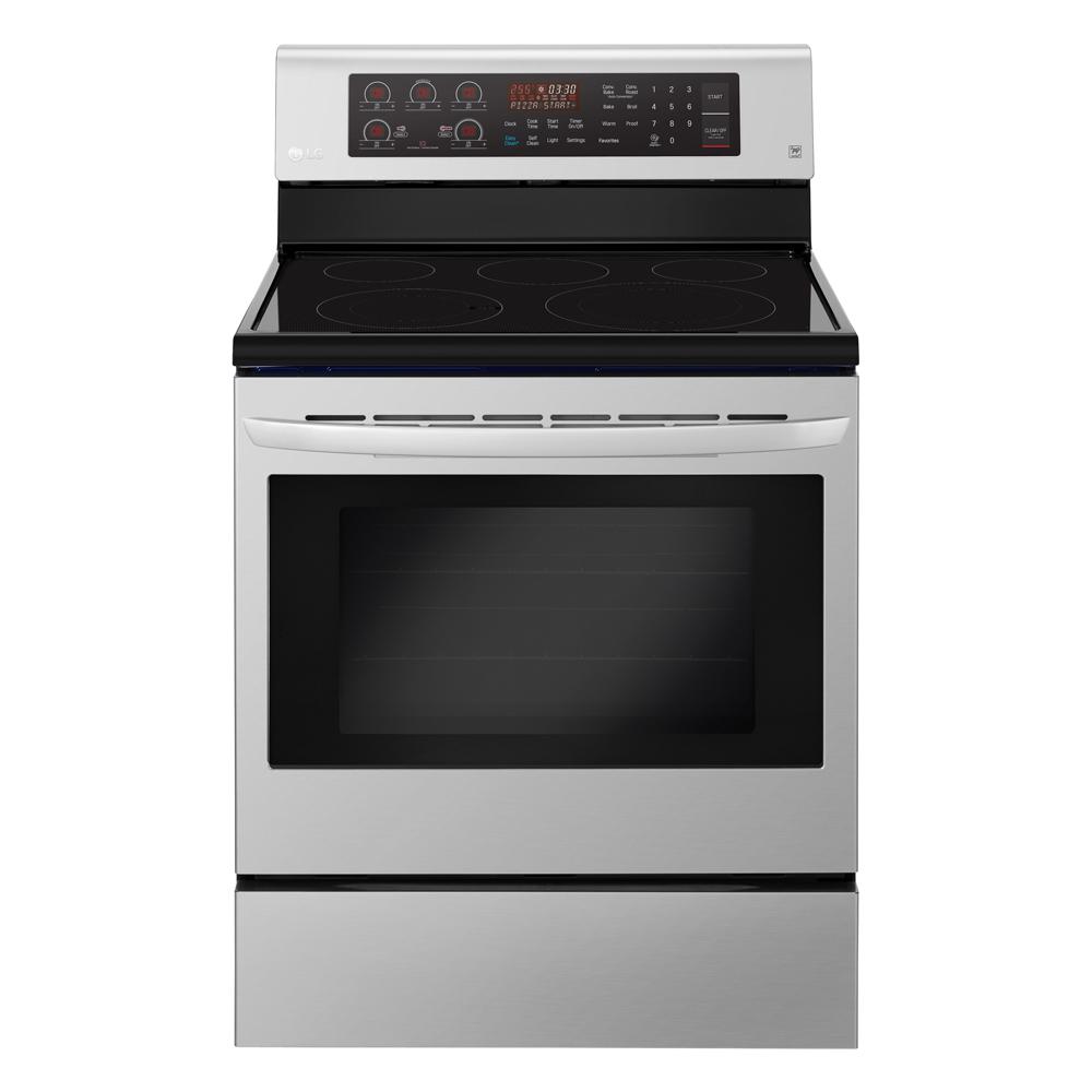 Lg Electronics 6 3 Cu Ft Electric Range With True Convection Lg Electronics 6 3 Cu Ft Electric