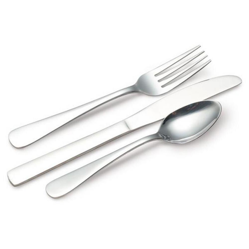 2-Piece Windsor Stainless Steel Childs First Fork and Spoon Cutlery Set 