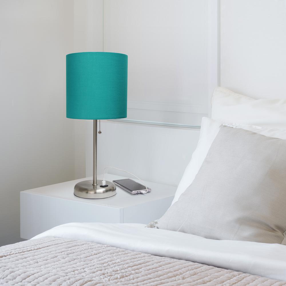 teal bedroom lamps