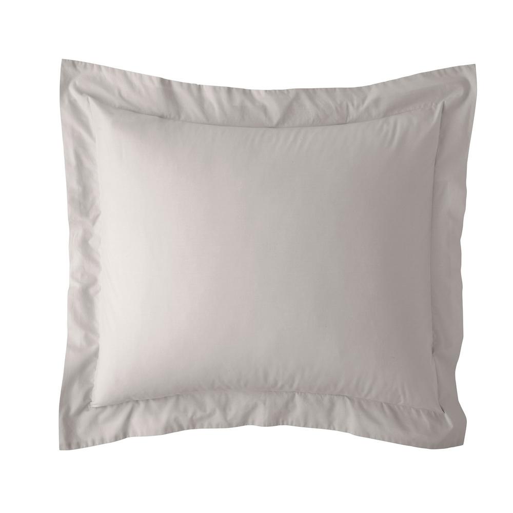 The Company Store Classic Storm Gray Percale King Sham N4b7 K