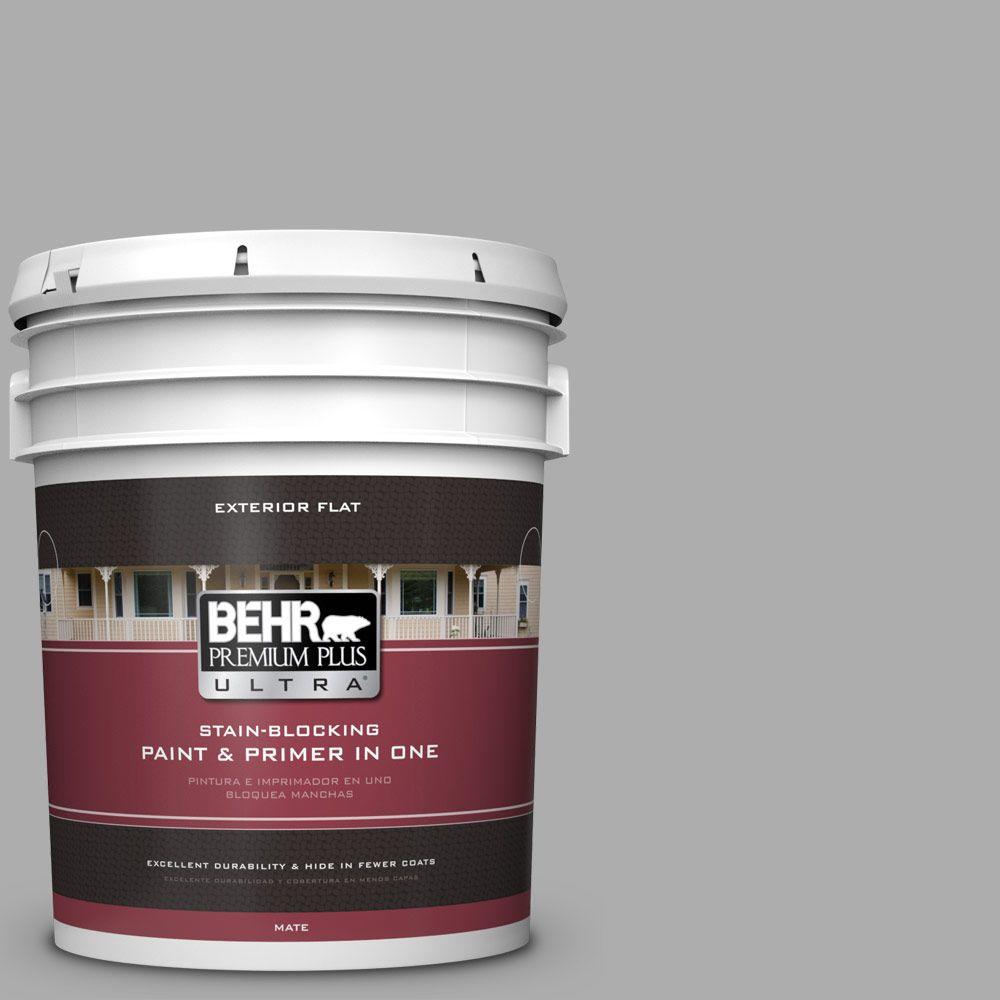 BEHR Premium Plus Ultra 5gal. N5203 Flannel Gray Flat