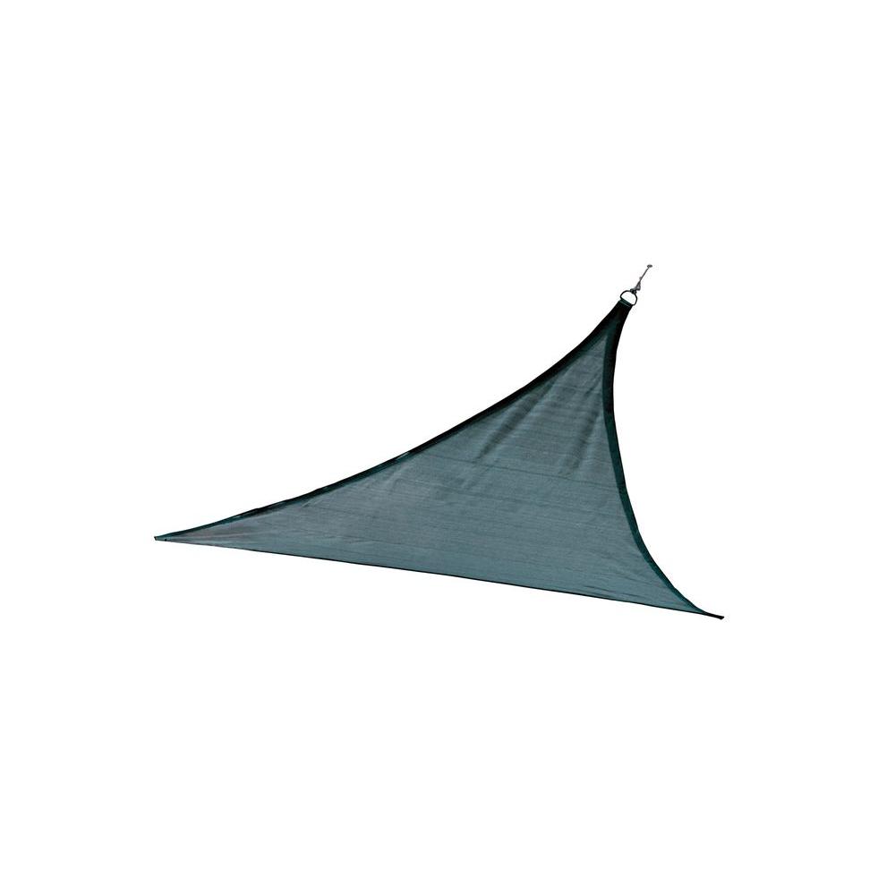 ShelterLogic 12 ft. x 12 ft. Sea Blue Triangle Heavy Weight Sun Shade