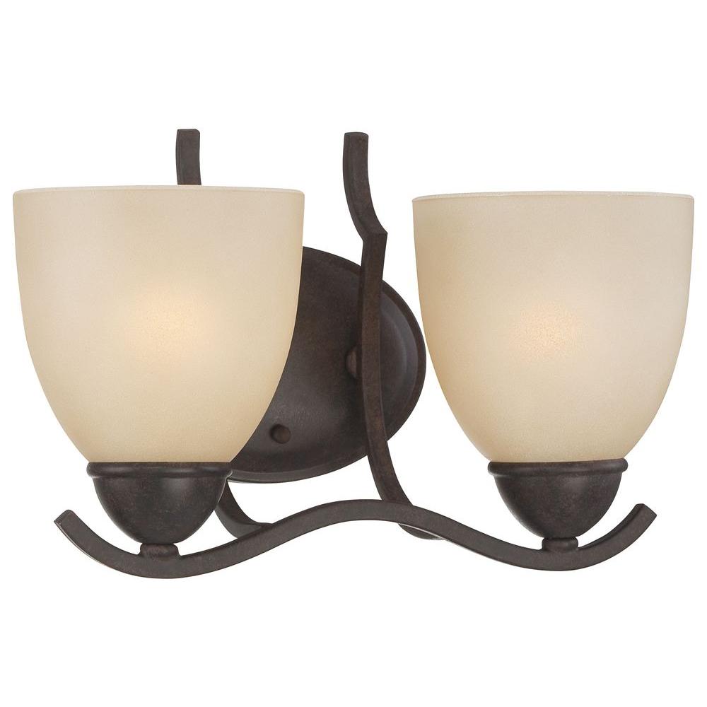 Thomas Lighting Triton 2Light Sable Bronze Bath FixtureSL717222 The
