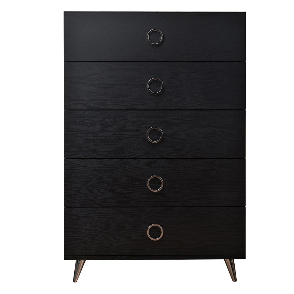 Ameriwood Meadow Ridge 5 Drawer Black Dresser Hd15408 The Home Depot Ameriwood Meadow Ridge 5 Drawer Black