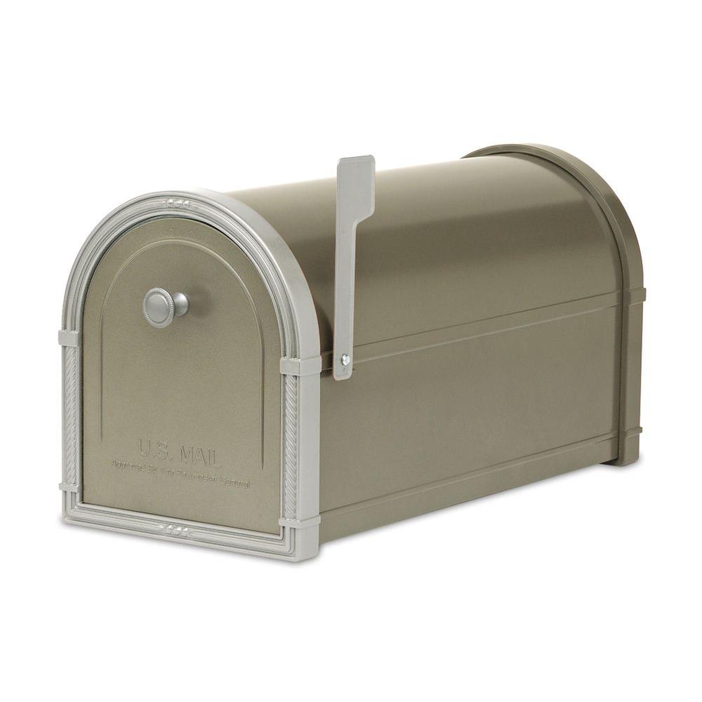 Architectural Mailboxes Bellevue Bronze PostMount Mailbox5501Z The