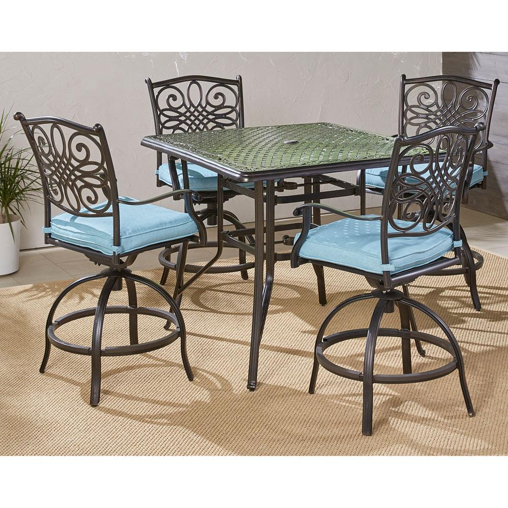 Bar Height Patio Dining Sets Furniture The Home Depot Bar Height Patio Dining Sets, High Chair Patio Furniture