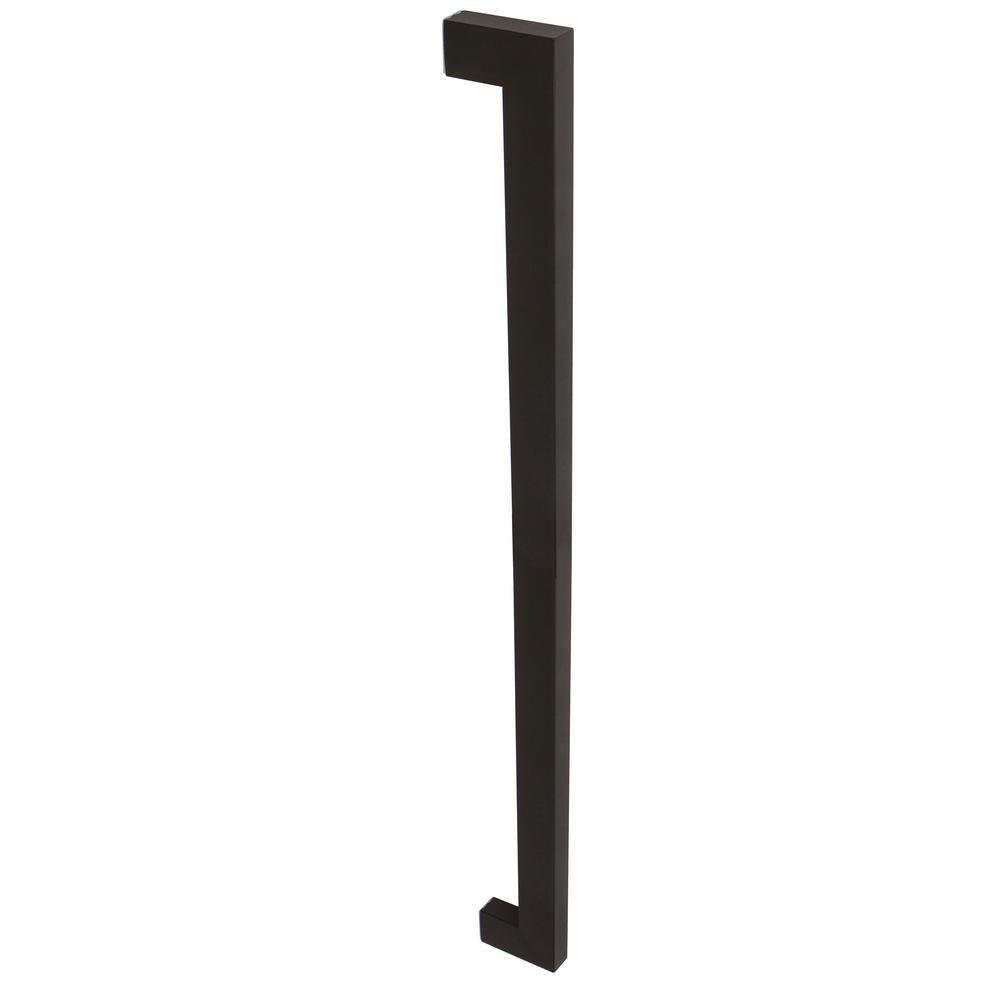 Delaney 5 Ft Black Barn Door Hardware Single Sided Square Pull