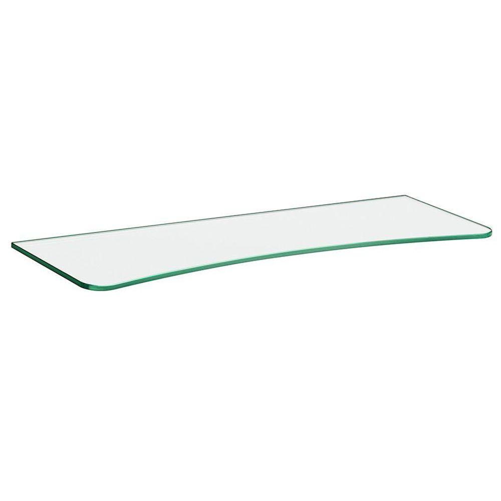 Glass Floating Shelves Shelves & Shelf Brackets Storage