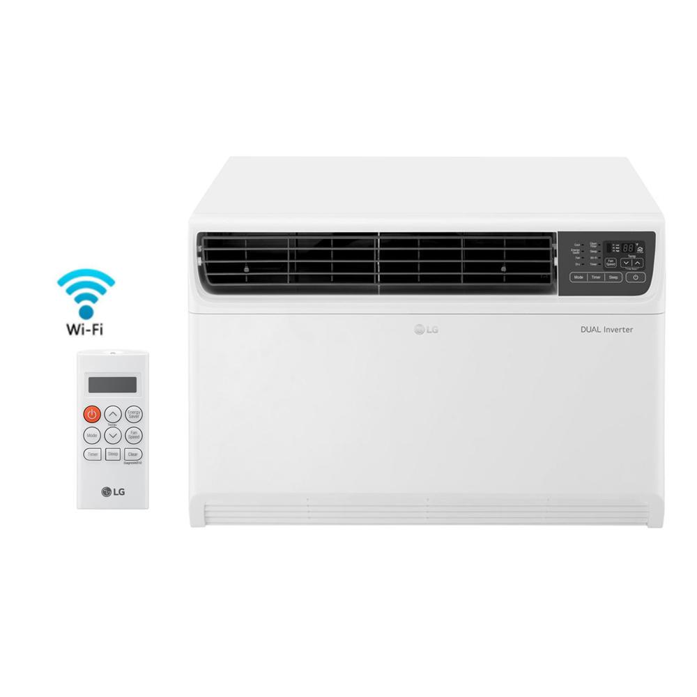 Lg Electronics 18 000 Btu Dual Inverter Smart Window Air Conditioner Lg Electronics 18 000 Btu Dual Inverter Smart Window Air Conditioner With Wifi Enabled And Remote