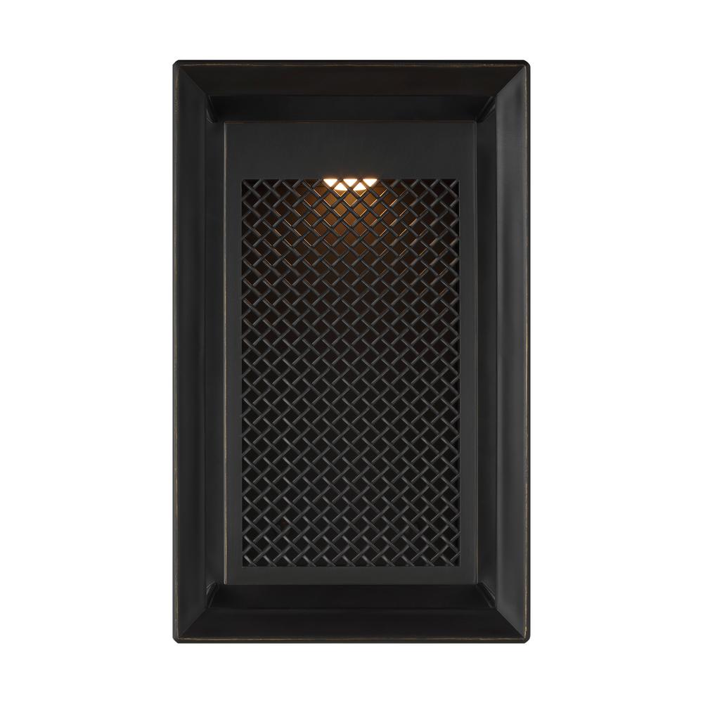 Westinghouse Piazza Medium 1 Light Victorian Bronze Outdoor Wall