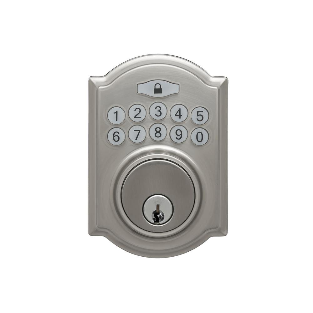 Copper Creek Heritage Electronic Keypad Satin Stainless Deadbolt