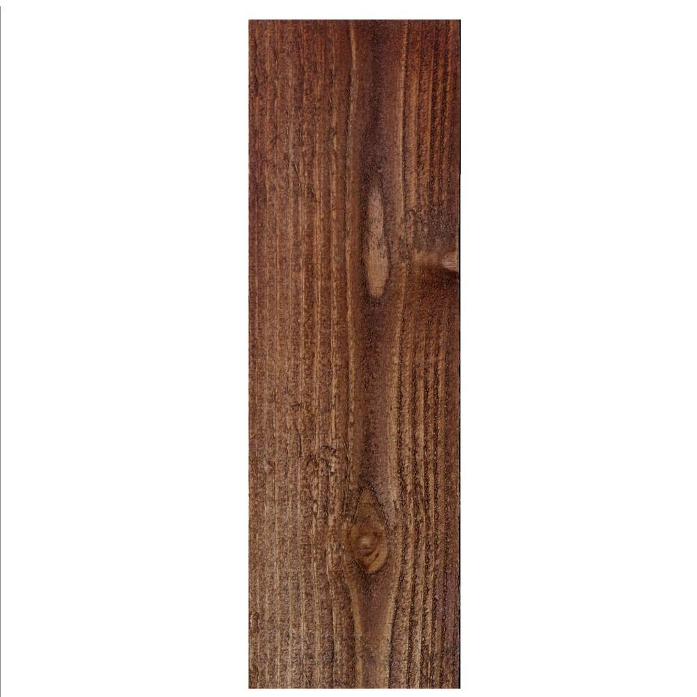 Alta Forest Products 3/4 in. x 51/2 in. x 6 ft. CedarTone Oil Brown Douglas Fir FlatTop Fence
