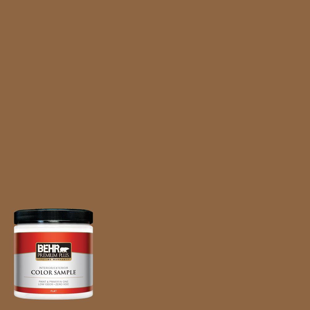 Behr Premium Plus 8 Oz 270f 7 English Saddle Flat Interior 270f 7 English Saddle Flat Interior Exterior