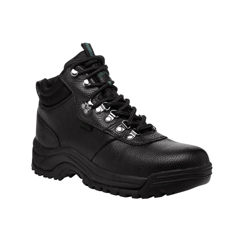 6 inch black work boots