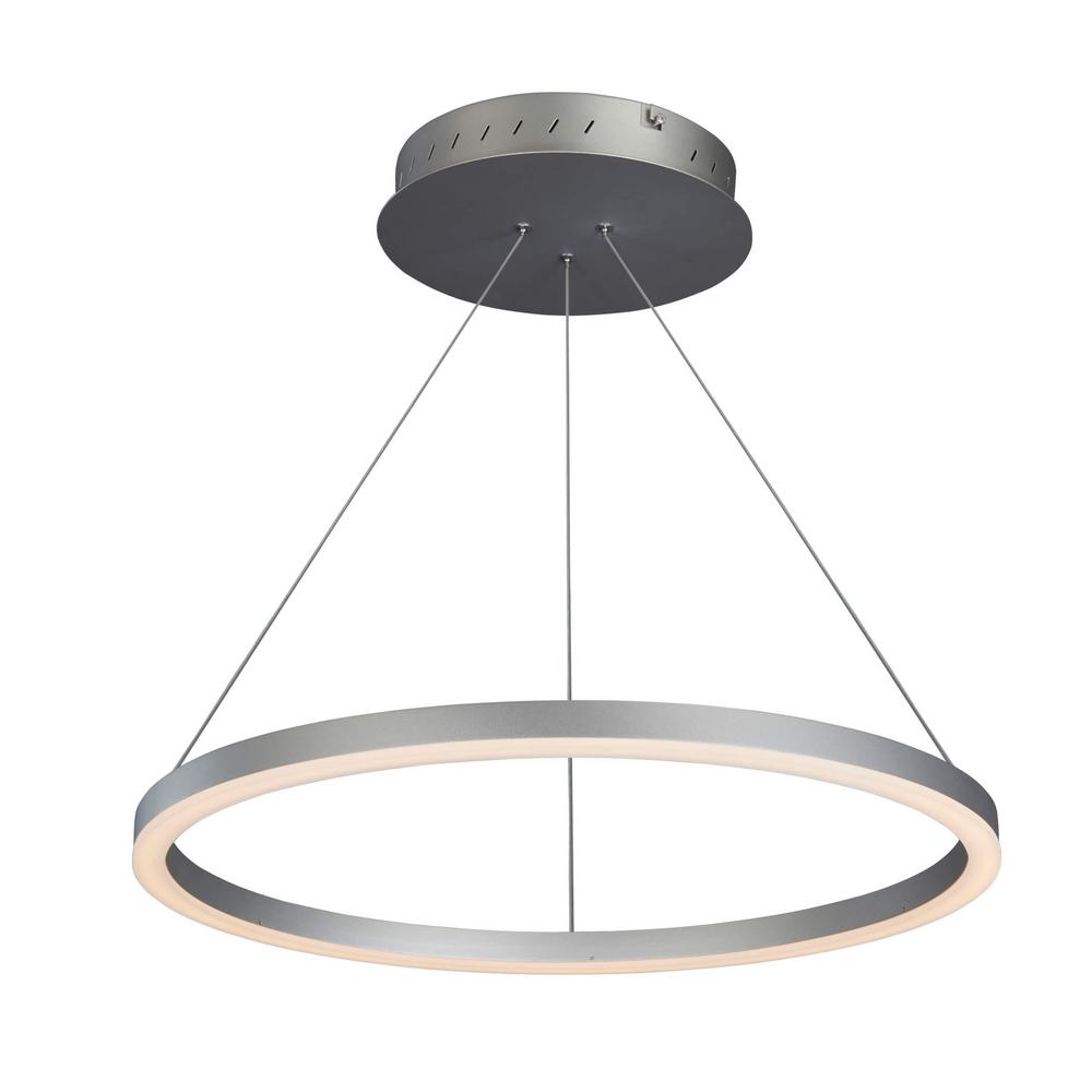 VONN Lighting Tania Collection 36-Watt Silver Integrated ...