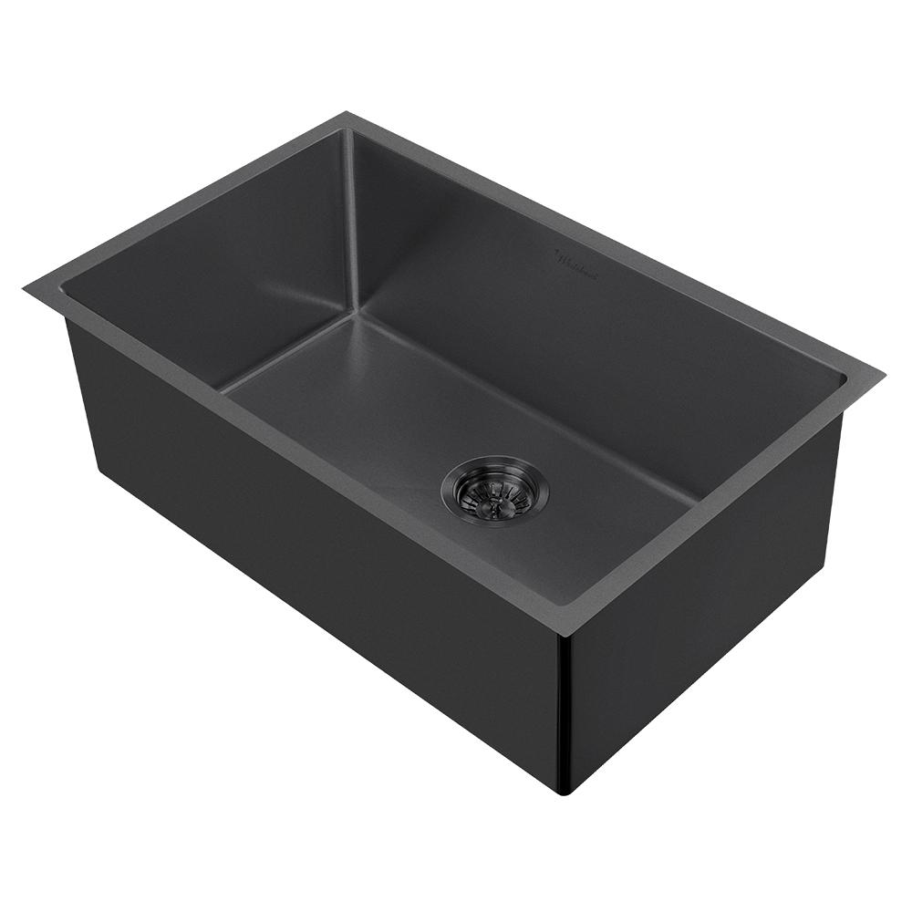 matte black whitehaus collection drop in kitchen sinks whnpl2918 mblk 64_1000