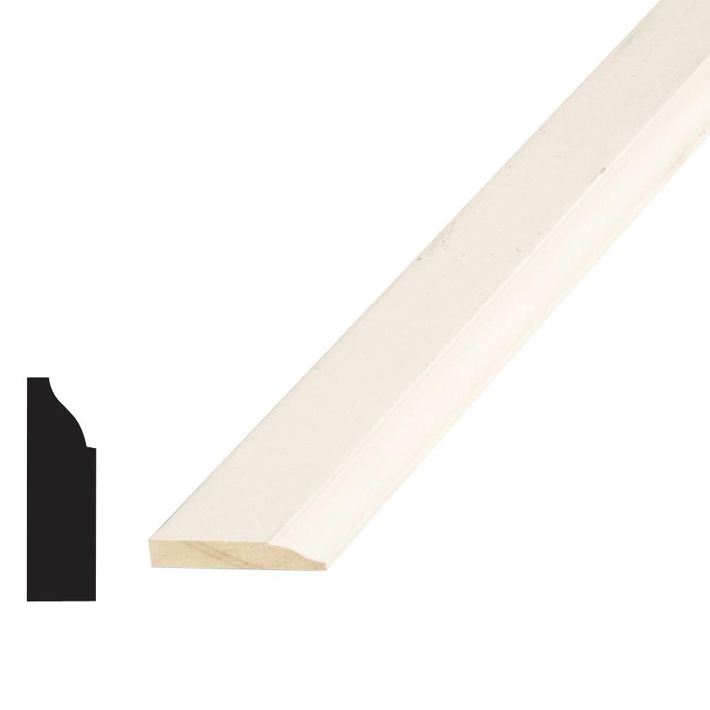 Alexandria Moulding Wm 947 3 8 In X 1 1 4 In X 84 In Pine Primed Finger Jointed Stop Moulding 0w947 The Home Depot