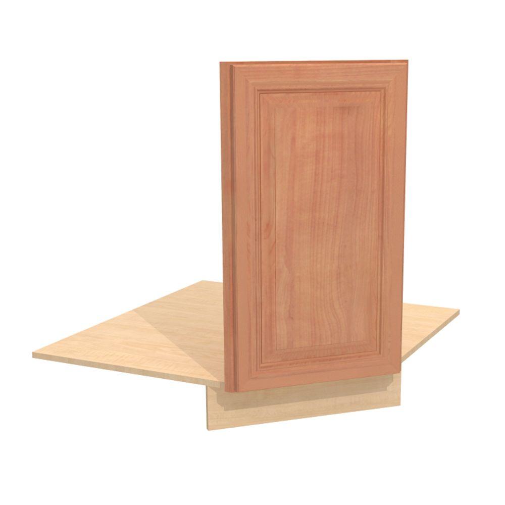 Home Decorators Collection Dartmouth Assembled 17x30x1 In Front Angle Base Kitchen Sink Cabinet Cinnamon