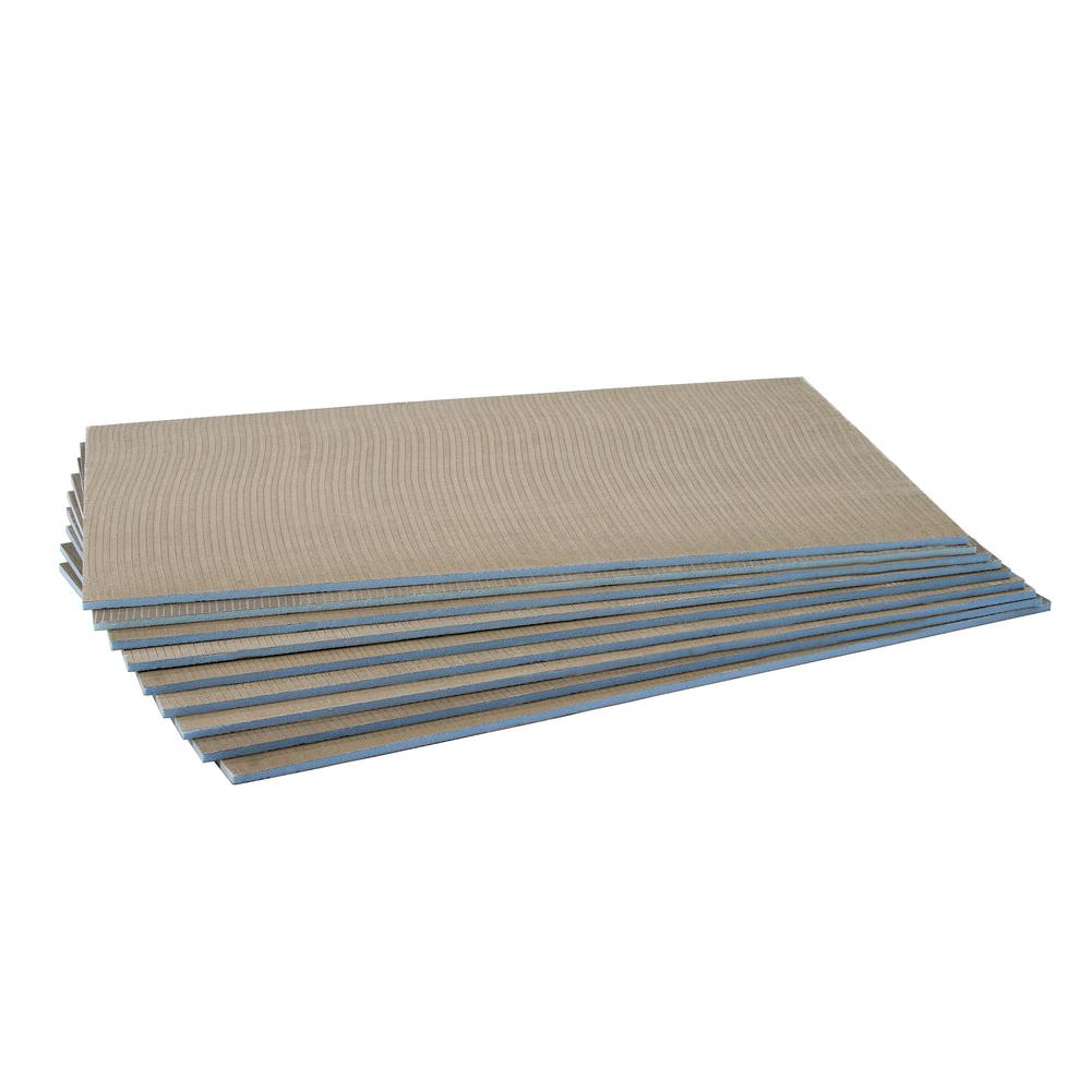 Mold Resistant Surface Prep Flooring Tools Materials The Dural Tilite 32 In X 48 1 2 Foam