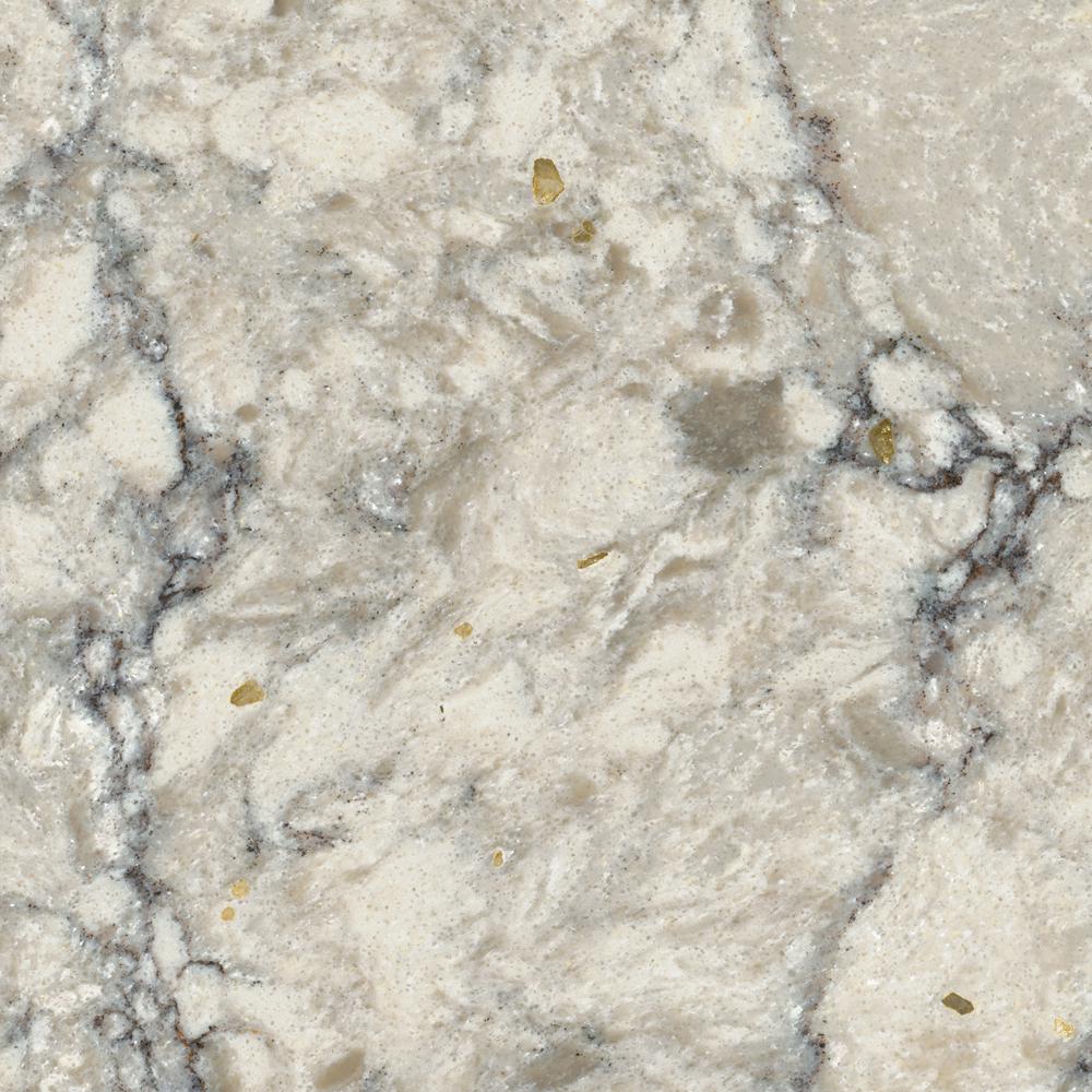 Lg Hausys Viatera 3 In X Quartz Countertop Sample Everest Quartz Countertop Sample In Intermezzo