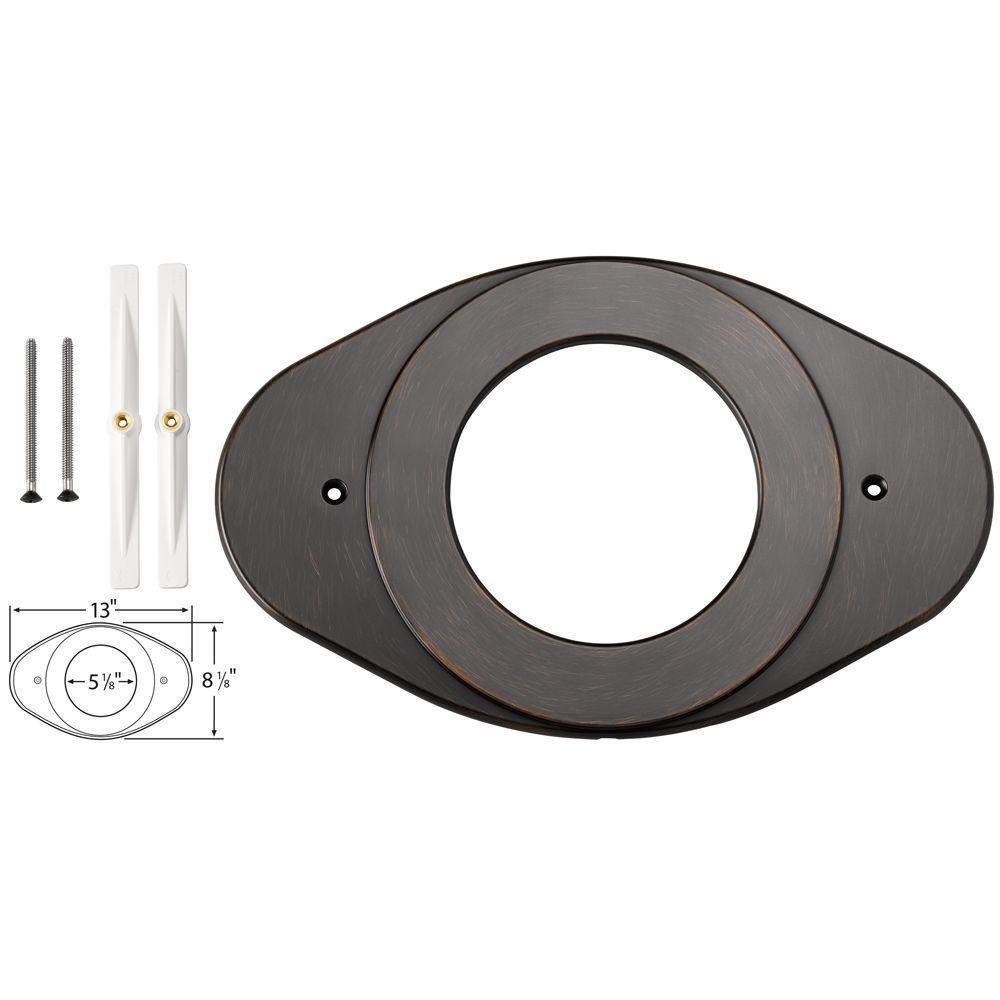 Delta Shower Renovation Cover Plate in Bronze by Delta