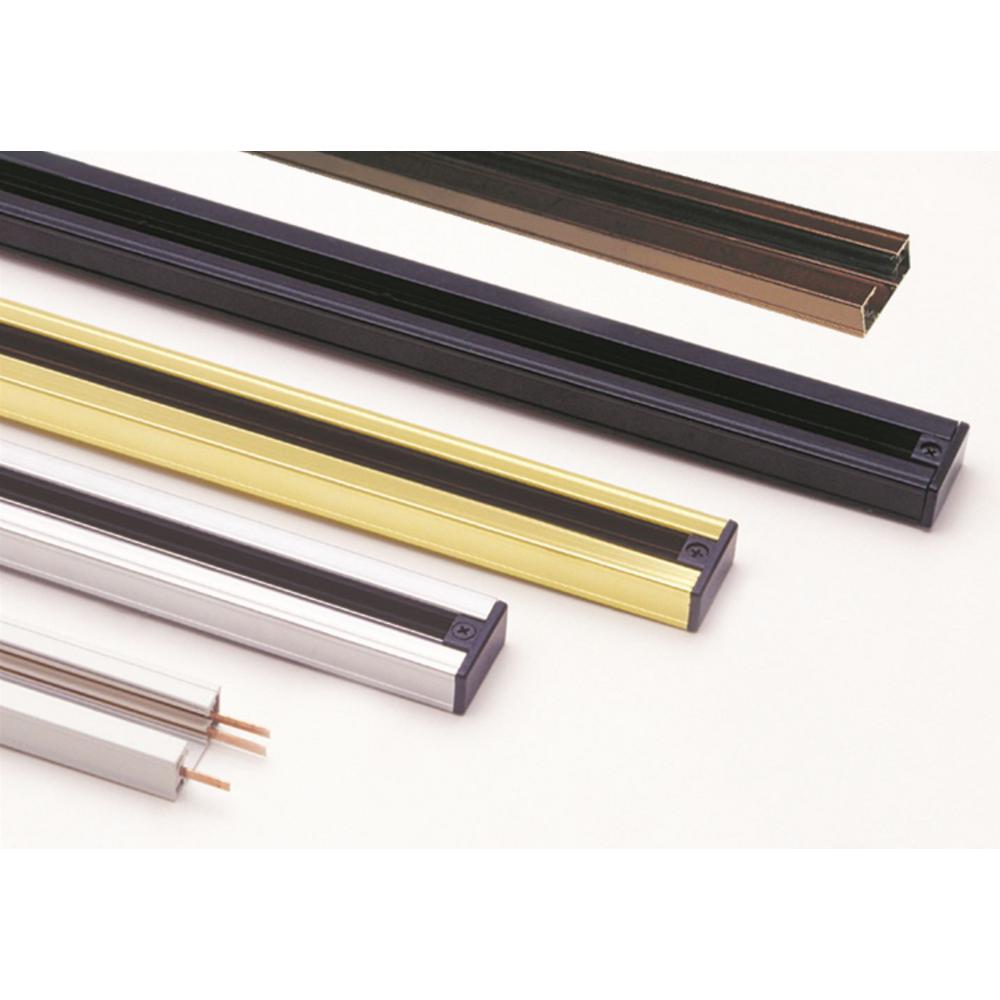 Cal Lighting 1 4 In 2 Ft Black Metal Track Cal Lighting 1 4 In 2 Ft Black Metal Track