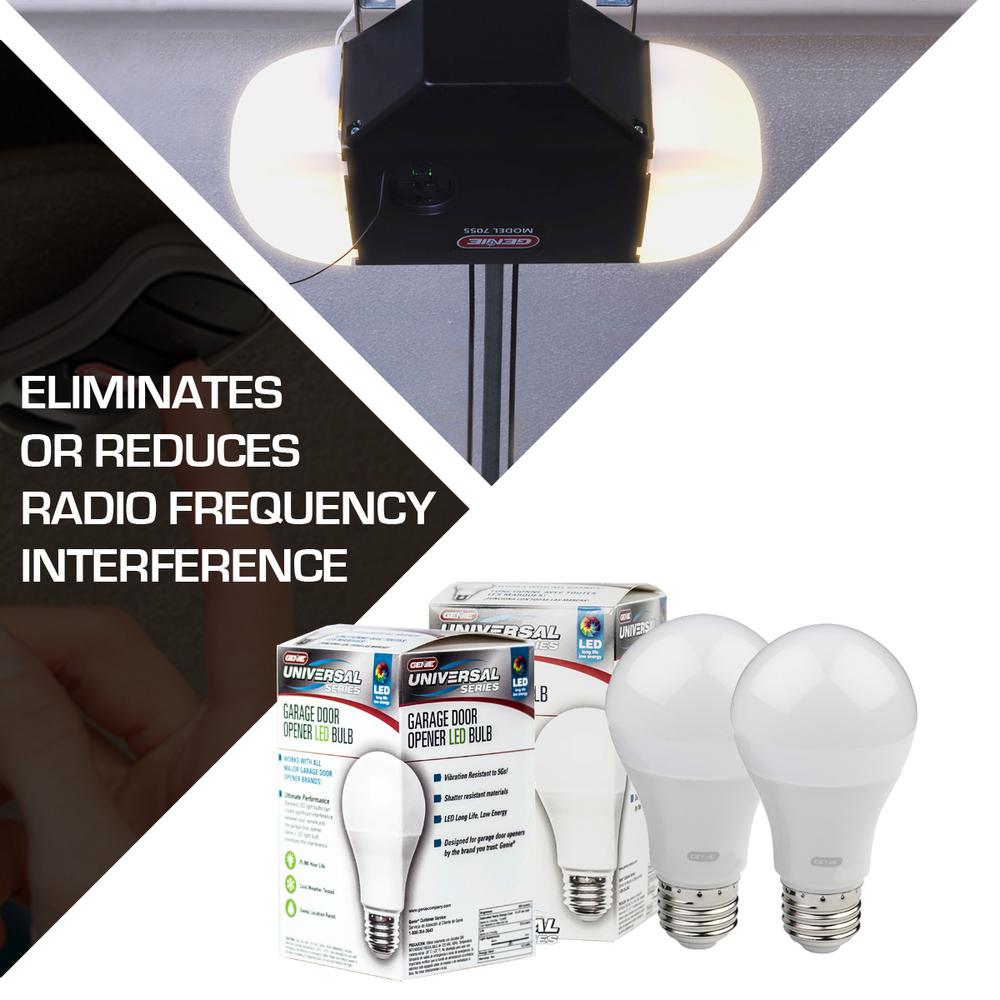 Genie 120 Watt Equivalence Universal Garage Door Opener Led Light Bulb 2 Pack Gledb2 R2 The Home Depot - Genie Garage Door Opener Light Not Turning Off Genie 120 Watt Equivalence Universal Garage Door Opener Led Light Bulb 2 Pack Gledb2 R2 The Home Depot - Genie Garage Door Opener Light Not Turning Off